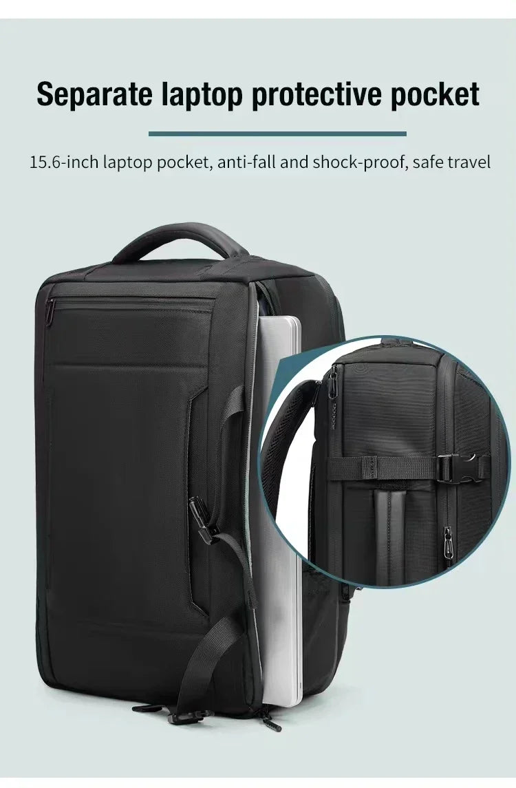 Vbag vacuum backpack - vacuuming travel backpack